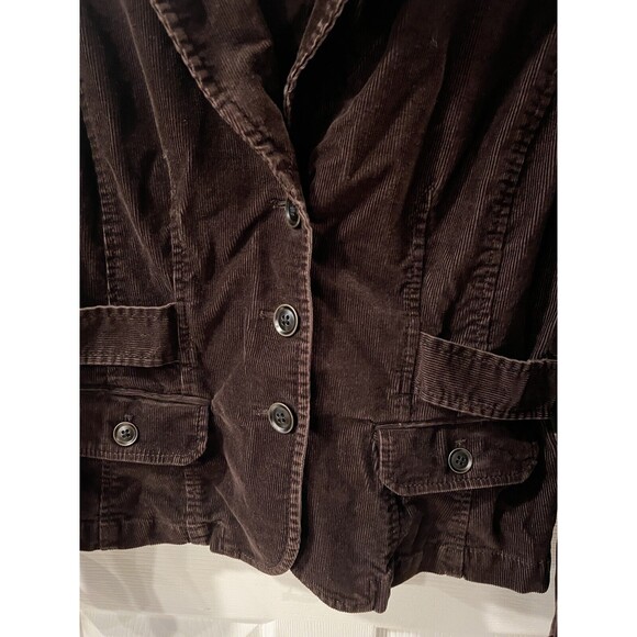 Ann Taylor LOFT Jacket Women 6 Corduroy Button Y2K preppy Gilmore Girls inspired - Picture 2 of 7
